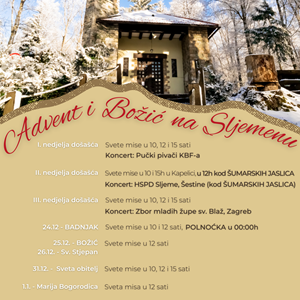 Advent i Božić na Sljemenu